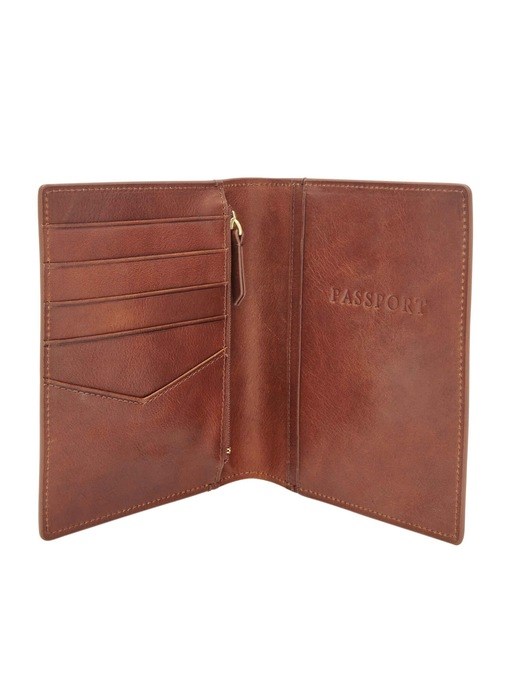 Fossil Travel Brown Wallet MLG0358222