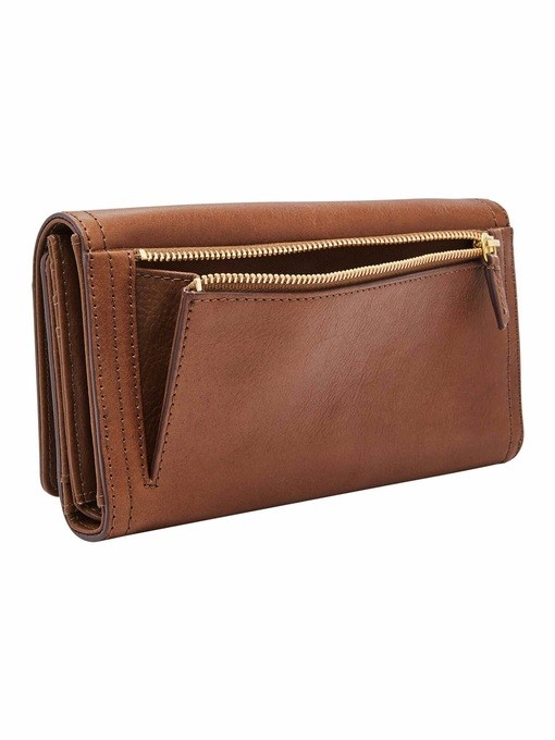 Fossil Logan Brown Clutch SL7833200