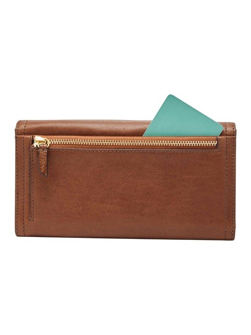 Fossil Logan Brown Clutch SL7833200