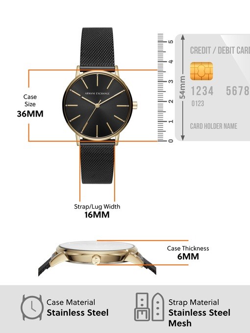 Armani Exchange Black Watch AX5548