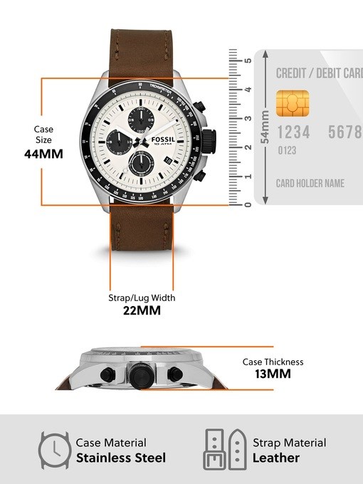 Fossil Decker Brown Watch CH2882