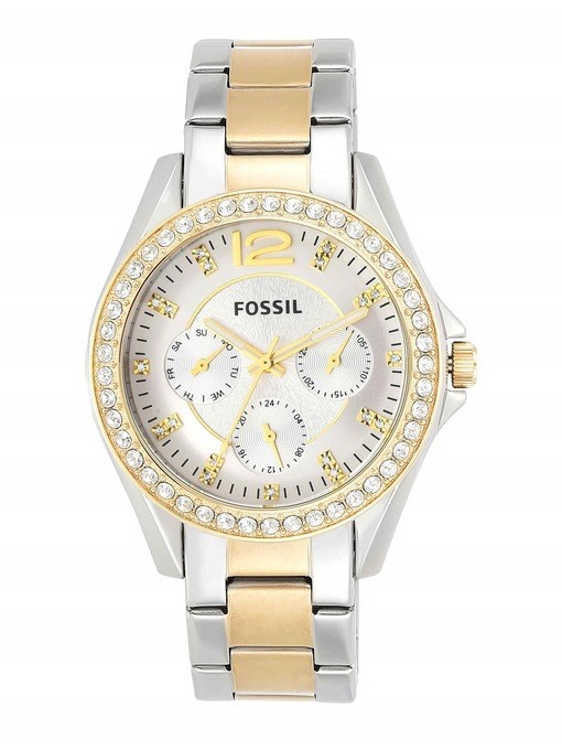 Fossil Riley Rose Gold Watch ES2811