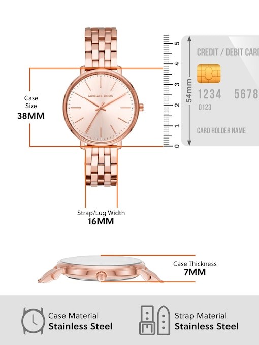 Michael Kors Pyper Rose Gold Watch MK3897