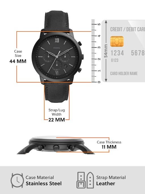 Fossil Neutra Black Watch FS5503