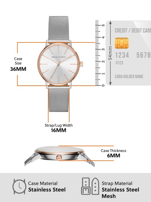 Armani Exchange Silver Watch AX5537