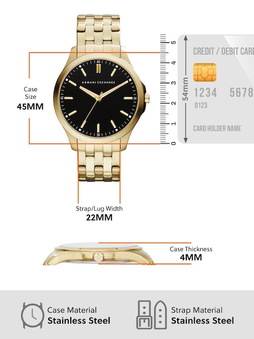 Armani Exchange Gold Watch AX2145