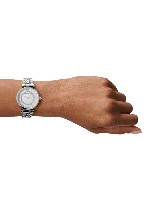Emporio Armani Silver Watch AR1908