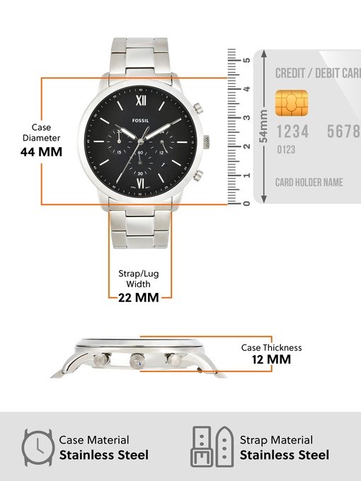 Fossil Neutra Silver Watch FS5384