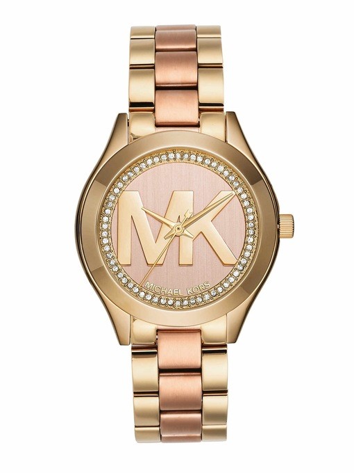 Michael Kors Mini Slim Runway Rose Gold Watch MK3513