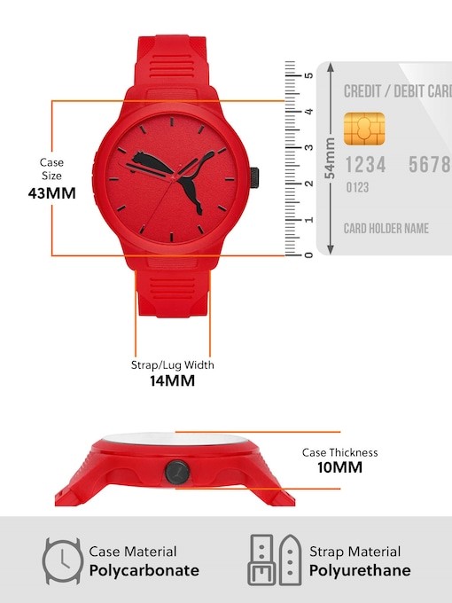 PUMA Reset Red Watch P5003