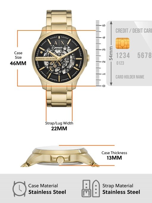 Armani Exchange Gold Watch AX2419