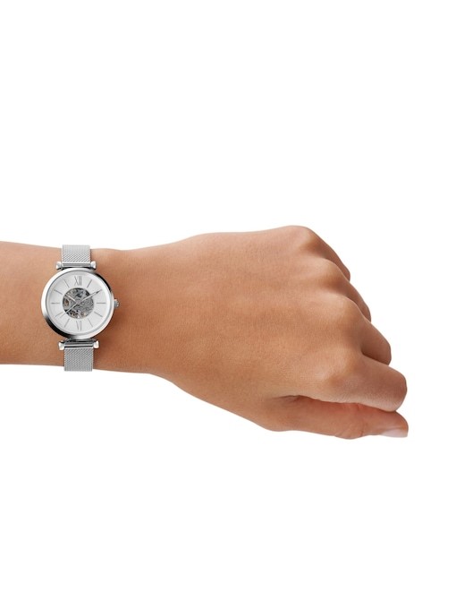 Fossil Carlie Mini Me Silver Watch ME3189
