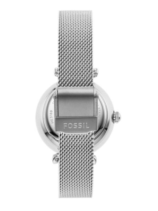 Fossil Carlie Mini Me Silver Watch ME3189
