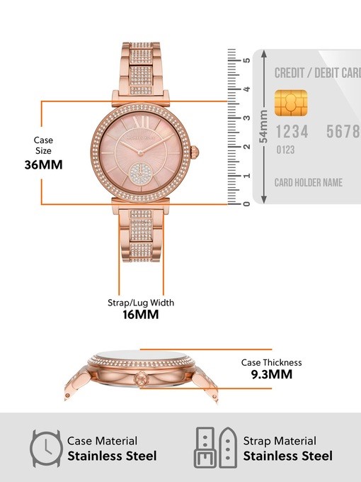 Michael Kors Abbey Rose Gold Watch MK4617