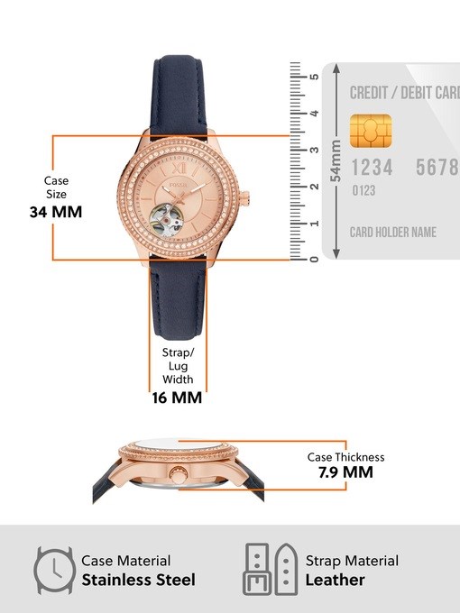 Fossil Stella Blue Watch ME3212