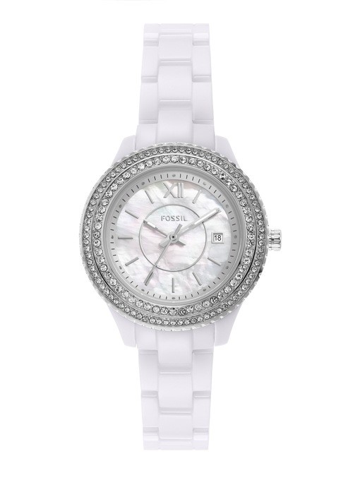Fossil Stella White Watch CE1116