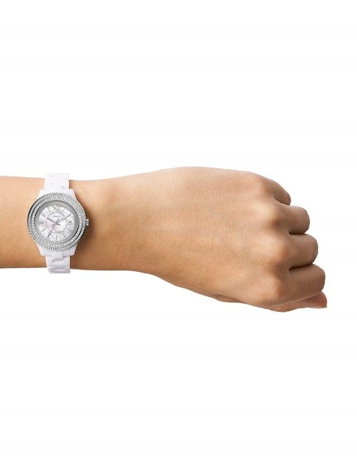 Fossil Stella White Watch CE1116