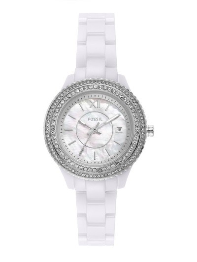 Fossil Stella White Watch CE1116