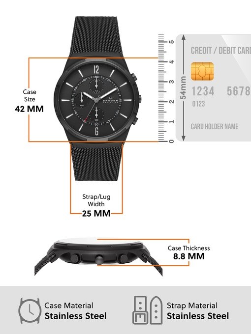Skagen Melbye Black Watch SKW6802