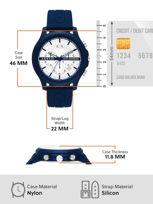 Armani Exchange Blue Watch AX2437
