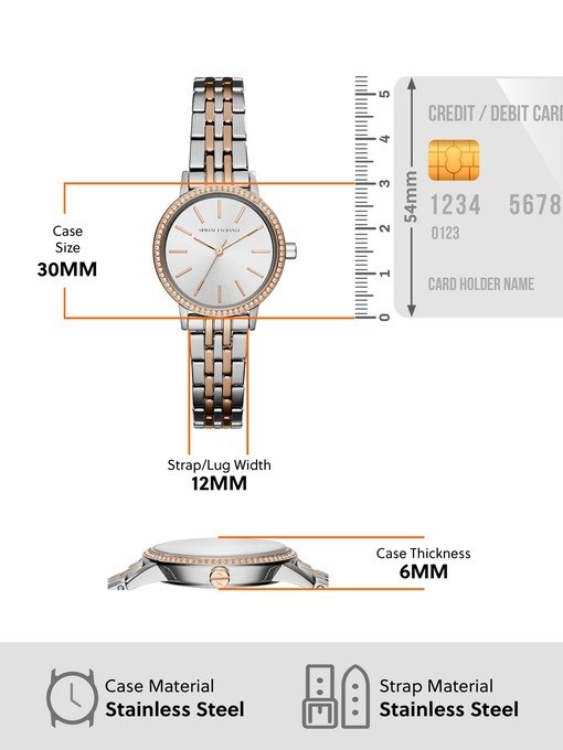 Armani Exchange Two Tone Watch AX5542
