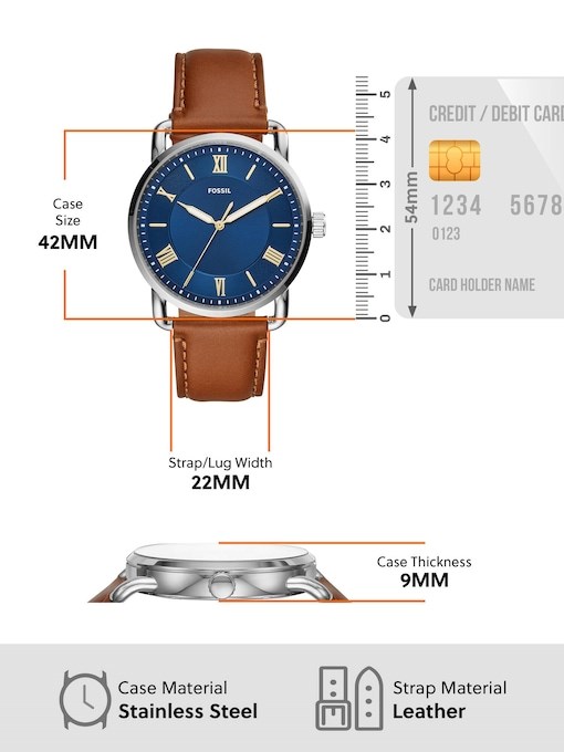 Fossil Copeland Brown Watch FS5661
