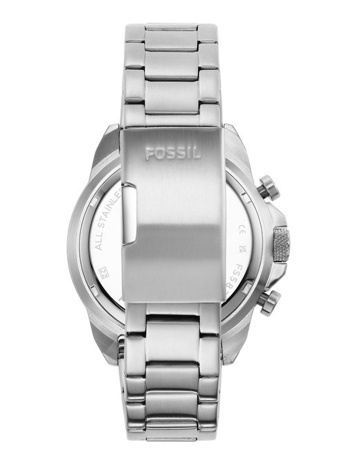 Fossil Bronson Silver Watch FS5878