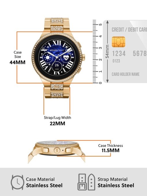 Michael Kors Gen 6 Camille Gold Smartwatch MKT5146