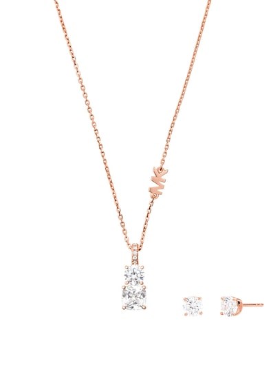 Michael Kors Premium Rose Gold Jewellery Set MKC1545AN791