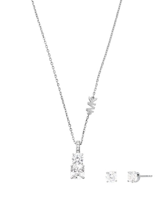Michael Kors Premium Silver Jewellery Set MKC1545AN040