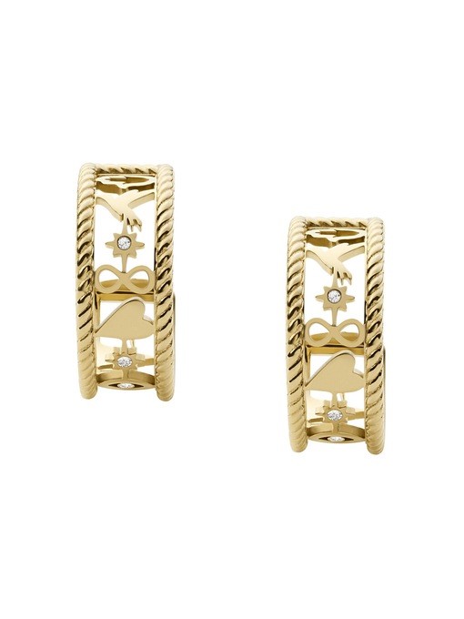 Fossil Georgia Gold Earring JF04058710