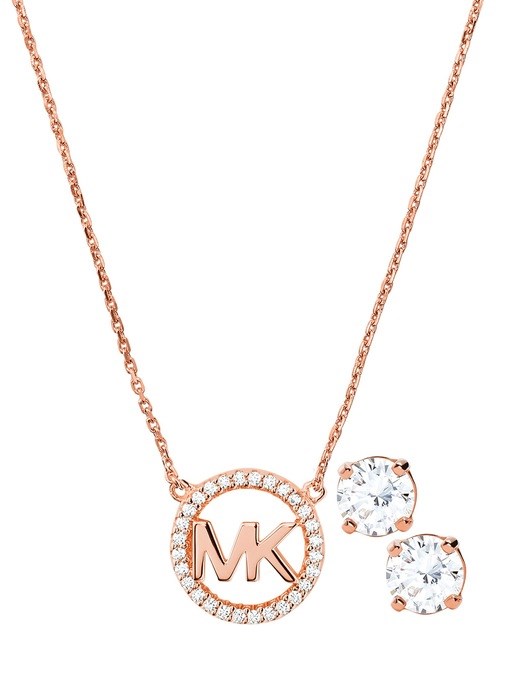 Michael Kors Premium Rose Gold Jewellery Set MKC1260AN791