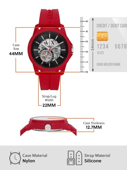 Armani Exchange Red Watch AX1728