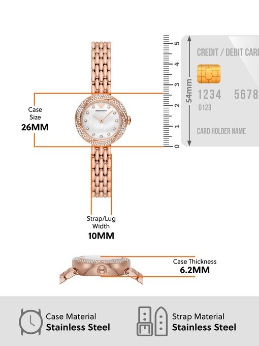 Emporio Armani Rose Gold Watch AR11474