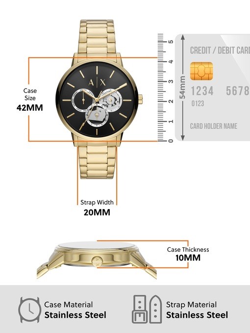Armani Exchange Gold Watch AX2747