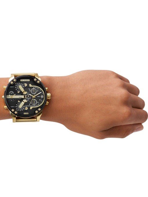 Diesel Mr. Daddy 2.0 Gold Watch DZ7333