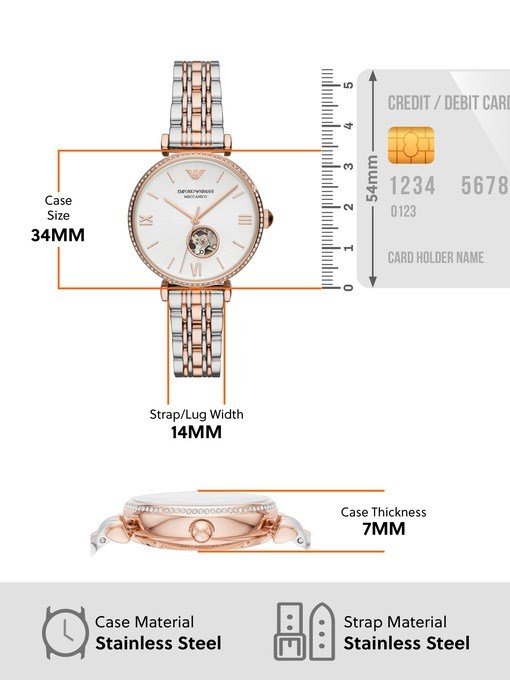 Emporio Armani Two Tone Watch AR60019