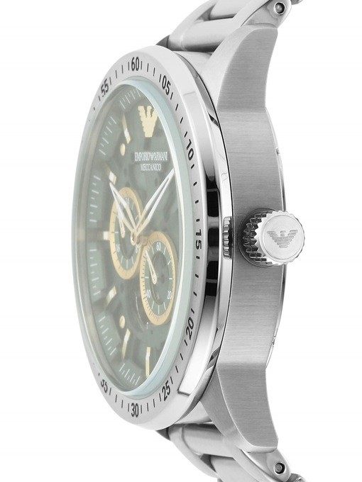Emporio Armani Silver Watch AR60053