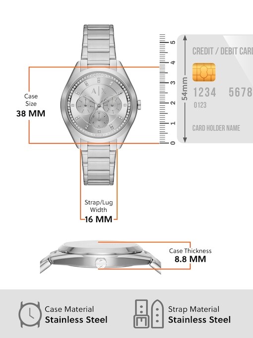 Armani Exchange Silver Watch AX5654