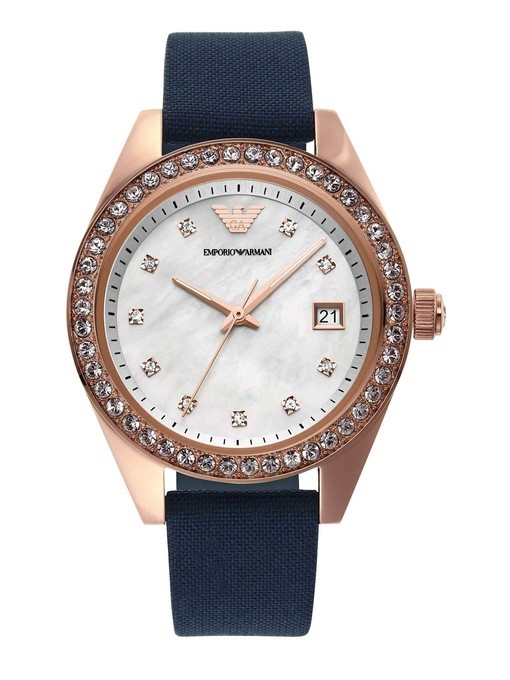 Emporio Armani White Watch AR70007