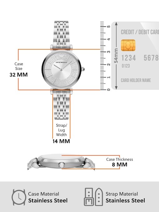 Emporio Armani Silver Watch AR11445