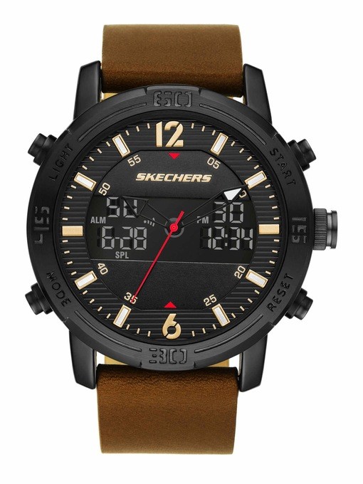 Skechers Redlands Dark Brown Watch SR5159