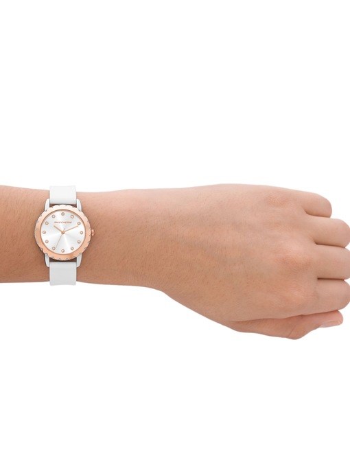 Skechers Anaheim White Watch SR6235