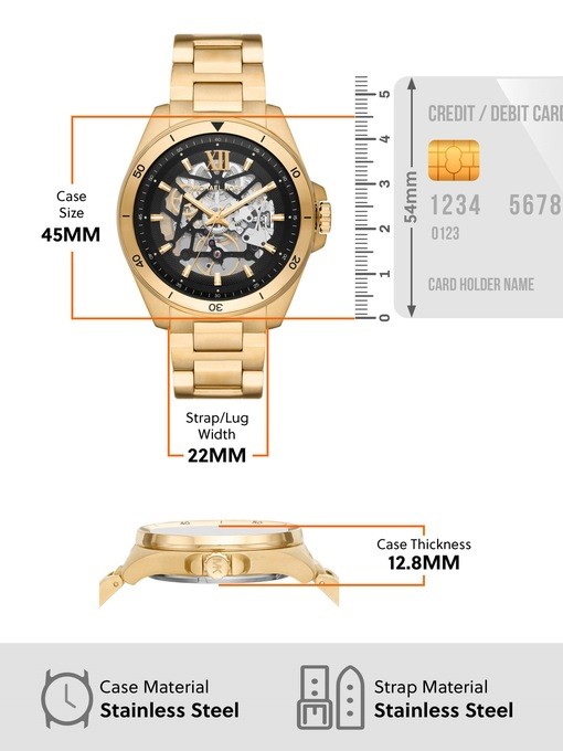 Michael Kors Brecken Gold Watch MK9049