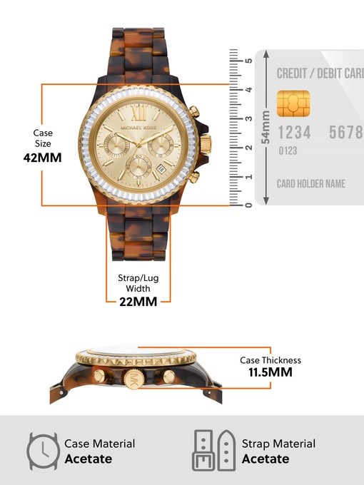 Michael Kors Everest Tortoise Watch MK7239