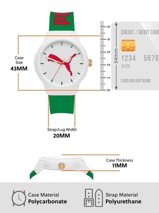 PUMA Reset V2 Green Watch P5123