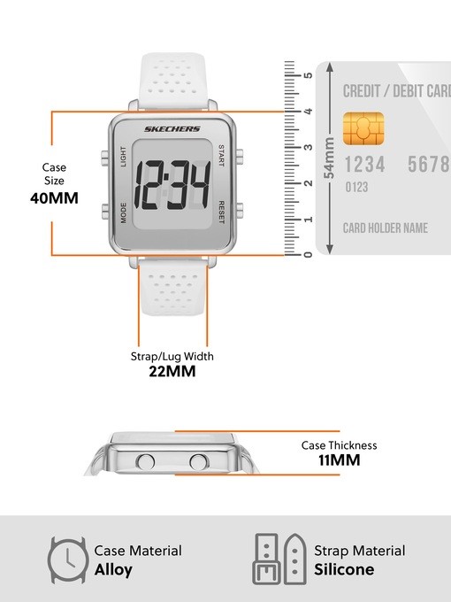Skechers Naylor White Watch SR6204