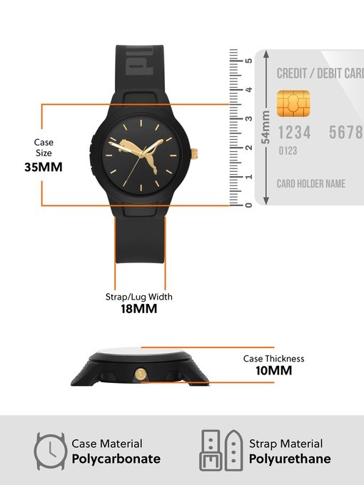 PUMA Reset V2 Black Watch Set P5111SET