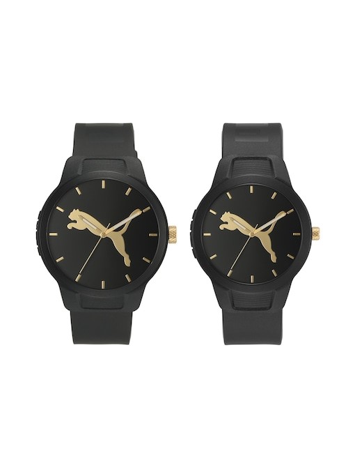 PUMA Reset V2 Black Watch Set P5111SET
