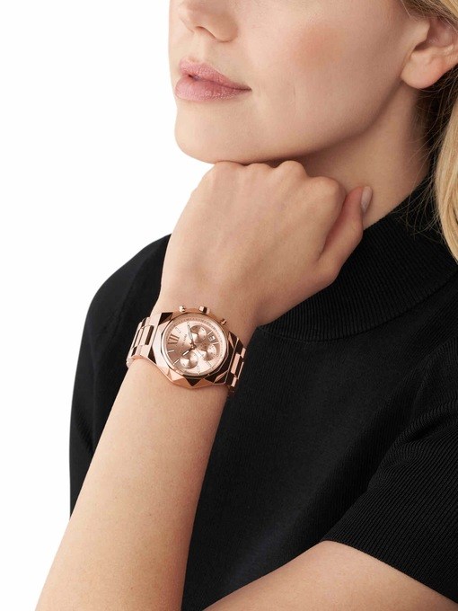 Michael Kors Raquel Rose Gold Watch MK4688